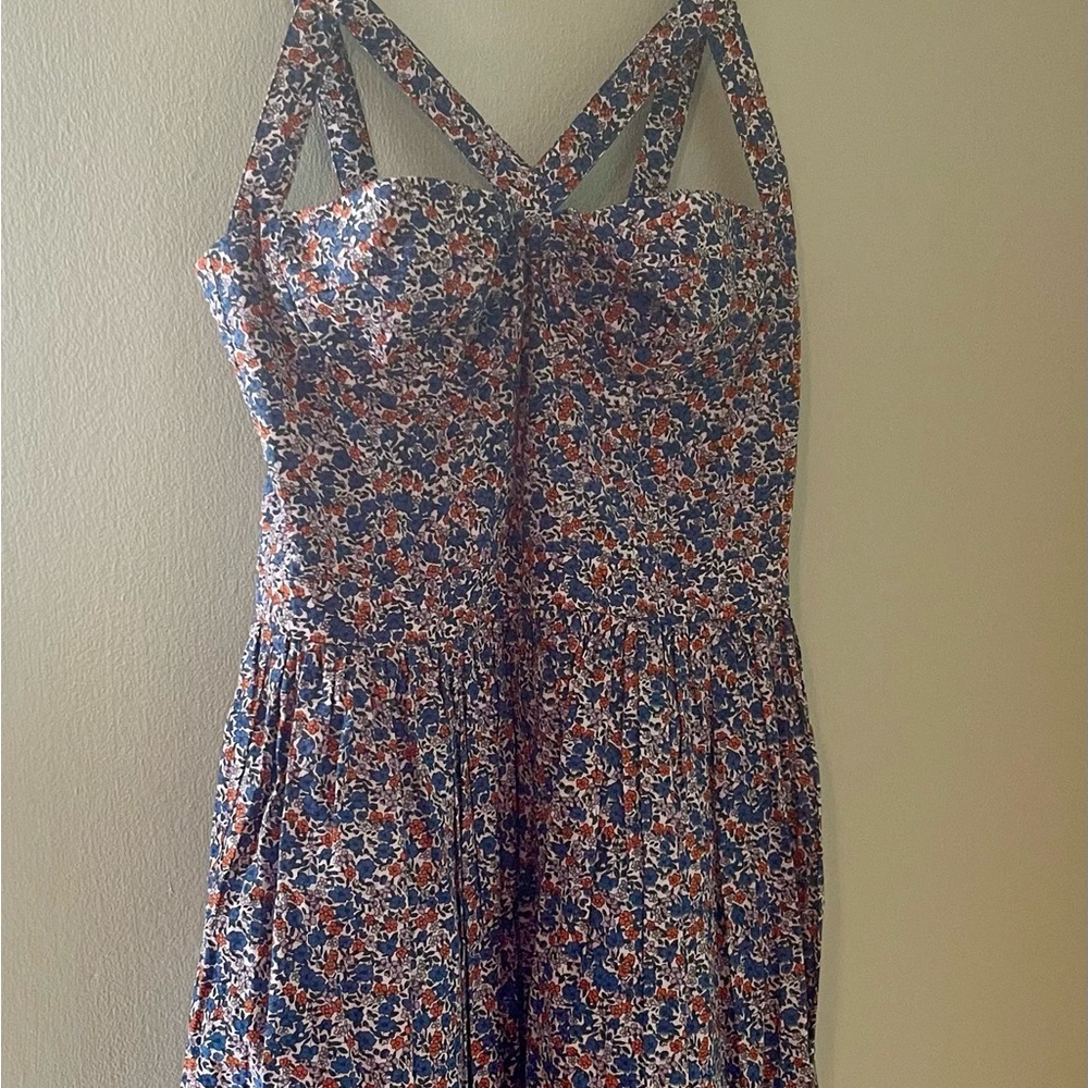 NWT TopShop Floral Print cage sundress